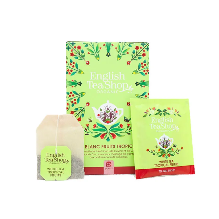 Thé blanc fruits tropicaux bio