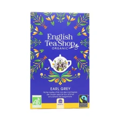 Thé noir earl grey bio 20 sachets English tea shop