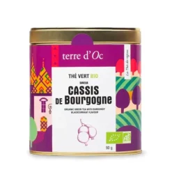 Thé vert bio cassis de Bourgogne 90