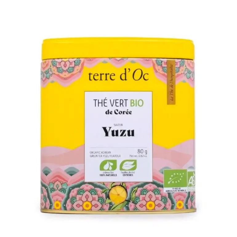 Thé vert bio Yuzu de Corée 80g