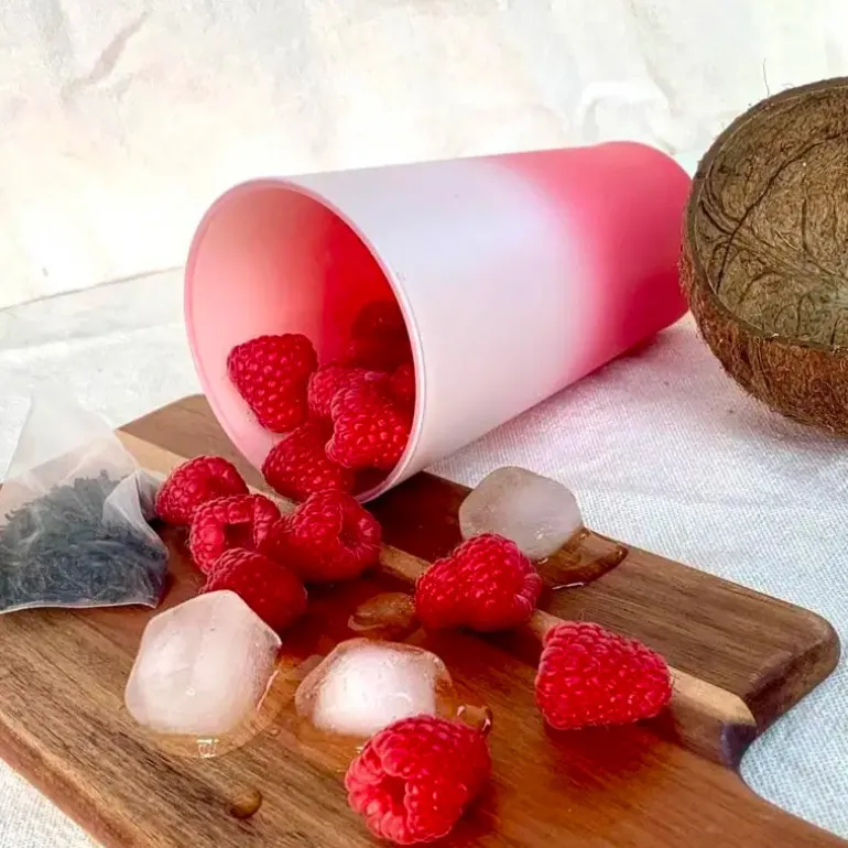 Thé vert glacé coco & framboise