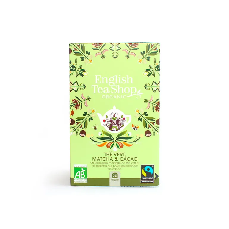 Thé vert matcha cacao bio