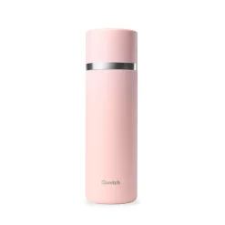 Thermo isotherme en inox 750ml rose Qwetch
