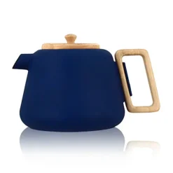 Théière en fonte bleue 1 L Viggo Ogo