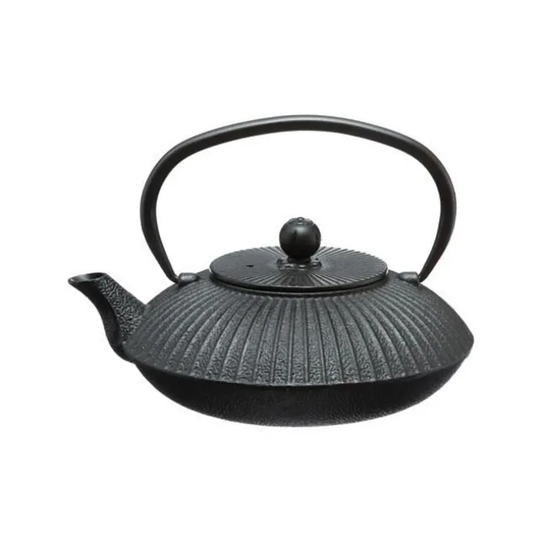 Théière en fonte noire - 0,8L
