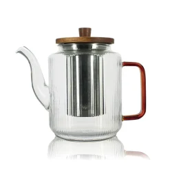 Théière en verre ambre 1,2 L Karl Ogo