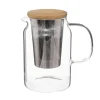 Théière en verre 90cl transparent