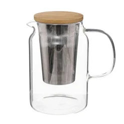 Théière en verre 90cl transparent