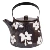 Théière et filtre sakura noir 1L