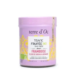 Tisane framboise fleur de sureau grenade 70g