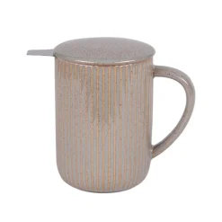 Tisanière en grès 470 mL beige Tiao Table Passion