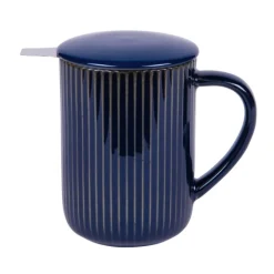 Tisanière en grès 470 mL bleu Tiao Table Passion