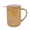 Tisanière en grès 470 mL vert Tiao Table Passion