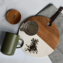Tisanière en grès kaki 475 mL Juliet Ogo