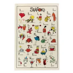 Torchon shadocks abecedaire