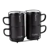 Tour de 4 mugs à café 39cl