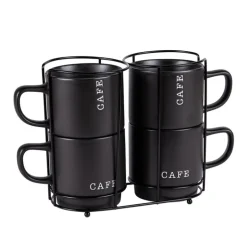 Tour de 4 mugs à café 39cl
