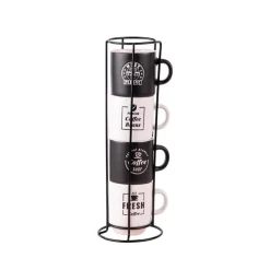 Tour de 4 tasses à café 12cl