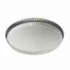 Tourtière cannelée fer blanc 24 cm Gobel