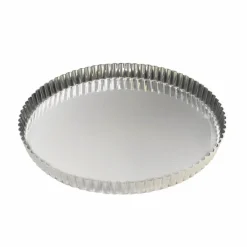 Tourtière cannelée fer blanc 20 cm Gobel
