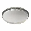 Tourtière cannelée fer blanc 28 cm Gobel