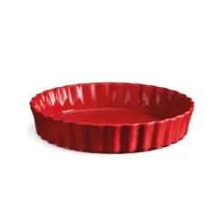 Tourtière haute 28 cm rouge Emile Henry