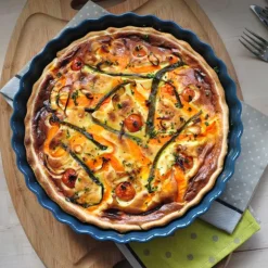 Tourtière haute 28 cm rouge Emile Henry