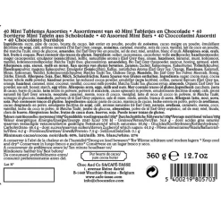 Tubo 40 mini tablettes assorties