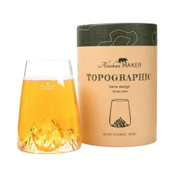 Verre design Everest 450ml Topographic Alaskan Maker