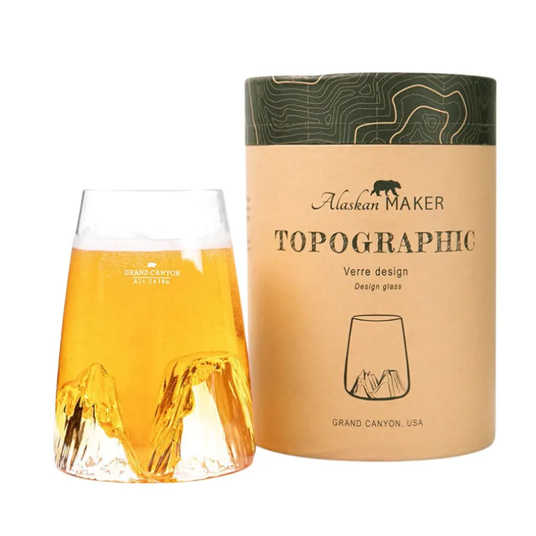Verre design Grand Canyon 450ml Topographic Alaskan Maker