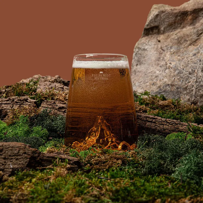 Verre design Pic du Midi 450ml Topographic Alaskan Maker