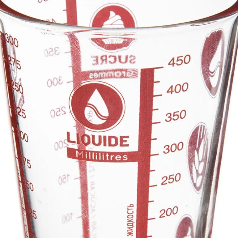 Verre doseur en verre 0,5L