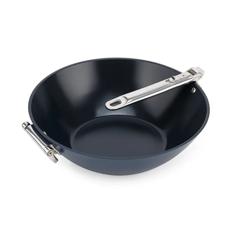 Wok antiadhésif 32cm bleu Space Joseph Joseph